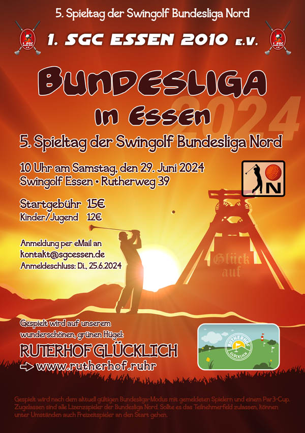 Plakat Swingolf Bundesliga 2024